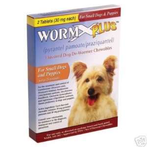  Worm X Plus Dog Dewormer PUPPY & SMALL DOG 2 Ct. Kitchen 
