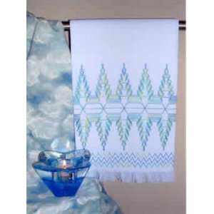  Blue Waves Towel Kit (Swedish/huck weaving)