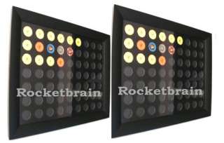 Modern Black Casino Chip Display cases  
