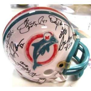  Miami Dolphins Killer Bs Autographed Signed Mini Helmet W 