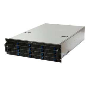  3U Rackmount Server Case with 16 Hot Swappable SATA or SAS 