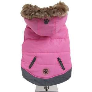  Dog Sweater Coat Size 16 H x 12 W x 1 D, Color Pink 