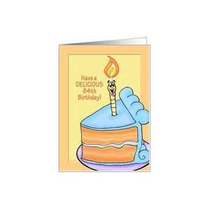  Tasty Cake Humorous 84th Birthday Card Card Toys & Games