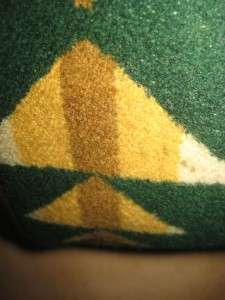 PENDLETON Vintage Green Southwest Navajo Blanket Satchel Boston Cross 