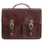 American West Leather Briefcase  