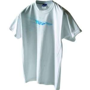 Fly Racing Speed Mens Short Sleeve Race Wear Shirt   White / Medium