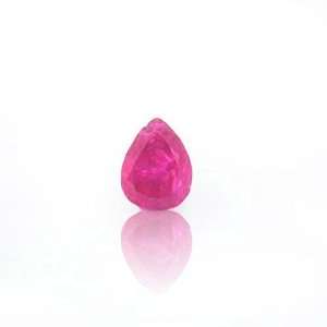  Ruby Pear Facet 1.33 ct Gemstone Jewelry