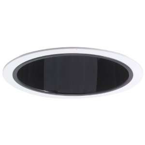 6 Specular Black Cone Reflector with White Plastic Ring 