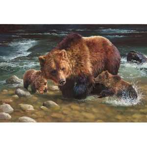  Bonnie Marris   Testing the Waters Canvas Giclee