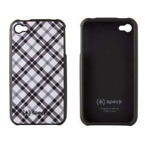 NC] SPECK PRODUCTS FITTED CASE FOR APPLE IPHONE 4 4G BLACK AND WHITE 