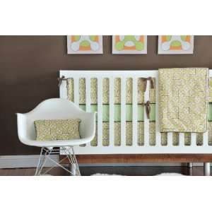  Inspired Geox Orange and Green Crib Bedding Set Baby