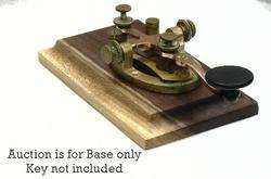   Sapwood Mix Base for Morse Code Key Telegraph key or Sounder  