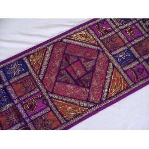 Purple Home Decor Vintage Textile Wall Tapestry Hanging  