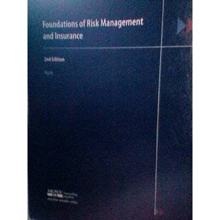   of Risk Management and Insurance Hardcover by Charles M. Nyce