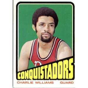  1972 73 Topps Basketball #231 Charlie Williams San Diego 