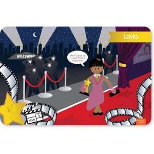   Spark Laminated Placemats   In The Spotlight (African American Girl