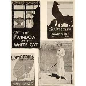  1913 Book Covers Tennis Robert J. Wildhack Mini Poster 