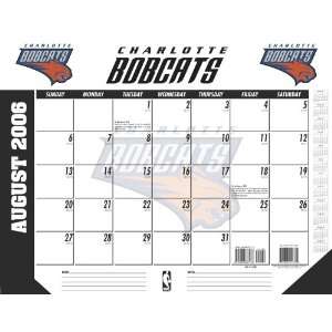   Charlotte Bobcats NBA 2006 2007 Academic/School Desk Calendar Sports