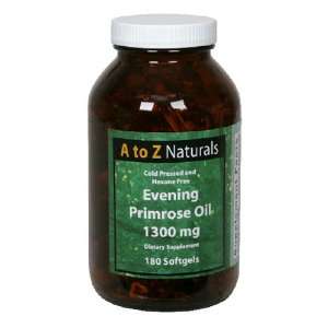  A to Z Naturals Evening Primrose Oil, 1300 mg, Softgels 