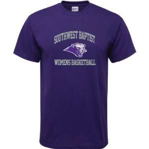 Southwest Baptist Bearcats Purple Womens Basketball Arch T Shirt 