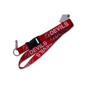  7E RONI AM7A   New Jersey Devils Clip Lanyard Keychain Id 