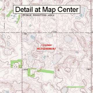  USGS Topographic Quadrangle Map   Crocker, South Dakota 