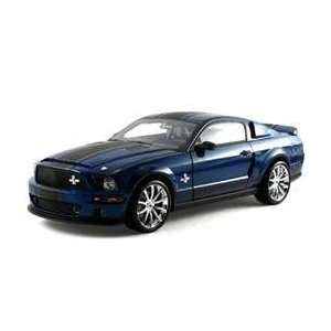  2008 Shelby Mustang GT 500 Super Snake Blue 1/18 Toys 