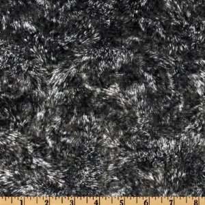   Wide Bear Meadow Fur Black Fabric By The Yard Arts, Crafts & Sewing