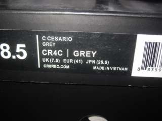 Creative Recreation Cesario Grey NIB sz 8 13 $100  