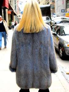 278 NEW (Yarmak Knit) Blue Russian Sable Fur (Short) Coat (Stroller 