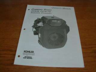kohler owner s manual command series engine ch18 26 ch730 740 approx