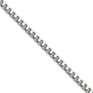  22in Stainless Steel Box Chain 2.0mm Jewelry