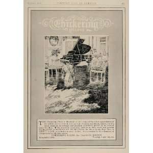  1906 Original Ad Chickering & Sons Grand Piano Boston 