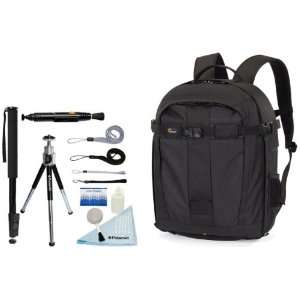  Photo Backpack (Black) + Accessory Kit for Sony Alpha SLT A55V/A55VL 