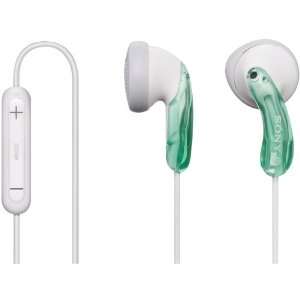  SONY DRE10IP/GRN EARBUDS WITH IPOD/IPHONE CONTROLS (GREEN 
