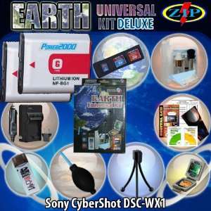  Earth Universal Kit Deluxe for Sony CyberShot DSC WX1, DSC 
