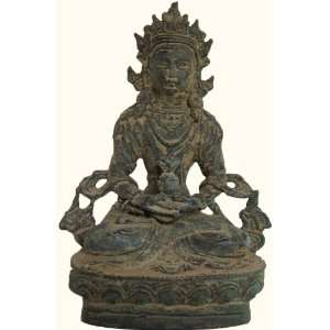  Finely Detailed Chinese Bronze Buddhist statuette