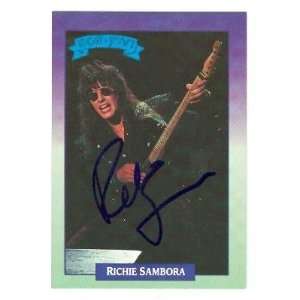  Richie Sambora Autographed Trading Card (ip) Sports 