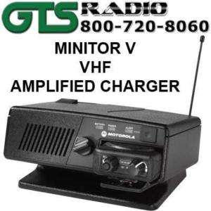 MOTOROLA PAGER VHF AMPLIFIED CHARGER FOR MINITOR V 5  