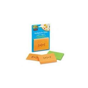  Post it Educational Note Pad for Multiplication Office 