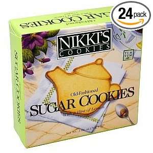Nikkis Teapot Sugar Cookies, 1.13 Ounce Boxes (Pack of 24)  