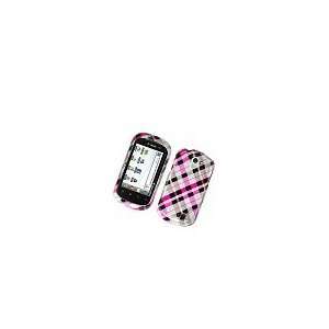  Lg DoublePlay Flip II CHECK PINK BROWN AND BLACK Cell 