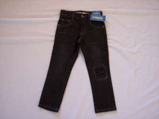 NWT Boys Gymboree Snow Tracks black jeans ~ 5 slim 6  