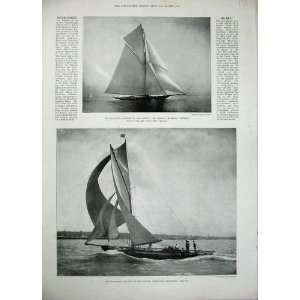  1896 Yachting Accident Solent ZedtwitzS Isolde Boat