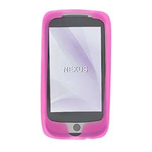   Cover   HTC Google Nexus One   Hot Pink Cell Phones & Accessories