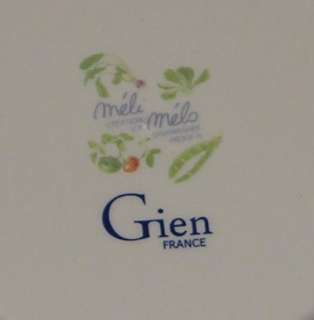 NEW cheese Plate Grappes Meli melo Pattern GIEN  