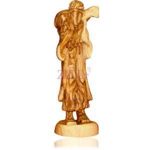  24cm Shepherd Olive Wood Figure 