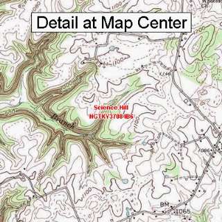  USGS Topographic Quadrangle Map   Science Hill, Kentucky 