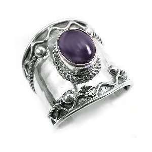   Amethyst Mystical Armor Ring Size 7(Sizes 4,5,6,7,8,9,10) Jewelry