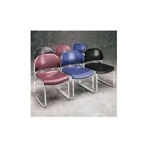   Chair, Charcoal with Chrome Legs, Four/carton Electronics